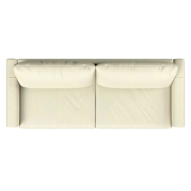 SOFA 100% CUERO - 3 CUERPOS - MODELO BLANC - COLOR PERLA SOFA 100% CUERO - 3 CUERPOS - MODELO BLANC - COLOR PERLA