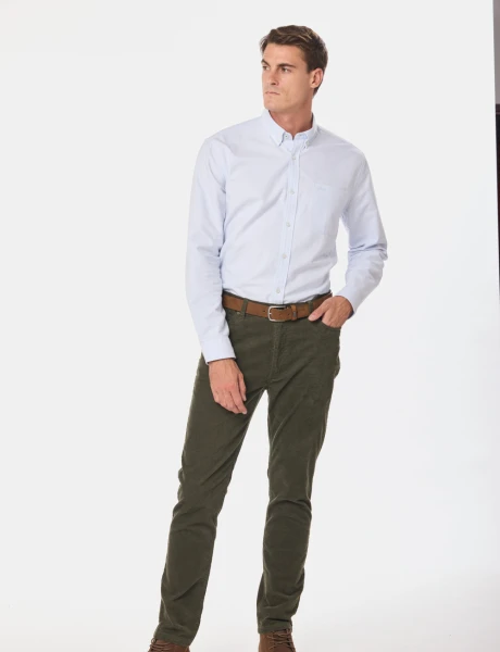 PANTALÓN DE PANA Verde