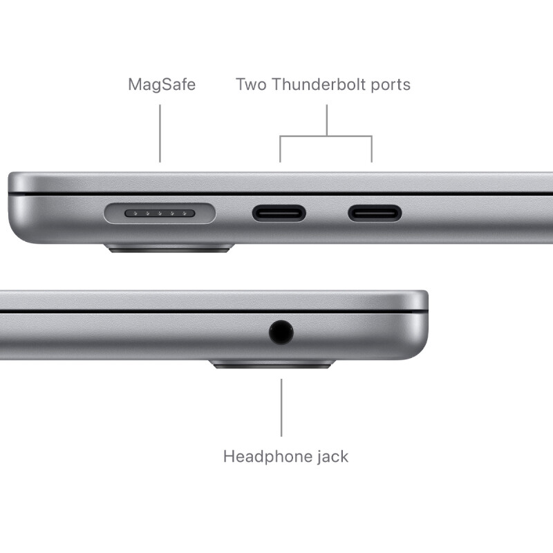 Notebook Apple Macbook Air MRYM3LL M3 256GB 8GB 15" S.Gray Notebook Apple Macbook Air MRYM3LL M3 256GB 8GB 15" S.Gray