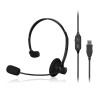 Auriculares USB Behringer HS10 mono c/micrófono Auriculares USB Behringer HS10 mono c/micrófono
