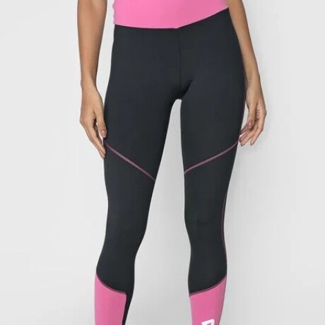 Calza Fila Training Dama Essential Gris/Pink S/C