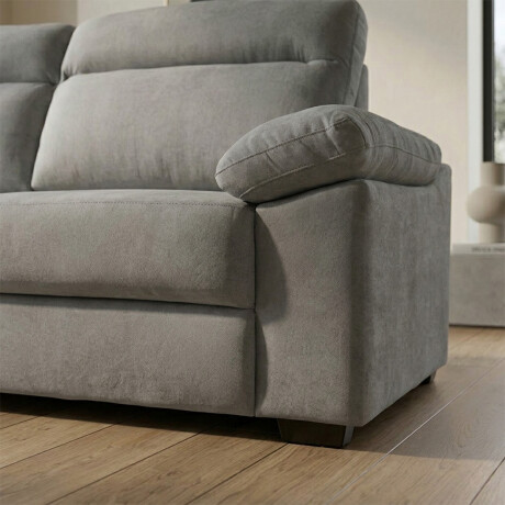 Sofá Owen - Tela Microfibra - 3 cuerpos 12073 (Greige)