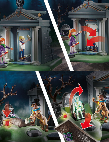 Playmobil Scooby-Doo aventura en el cementerio 70 piezas Playmobil Scooby-Doo aventura en el cementerio 70 piezas