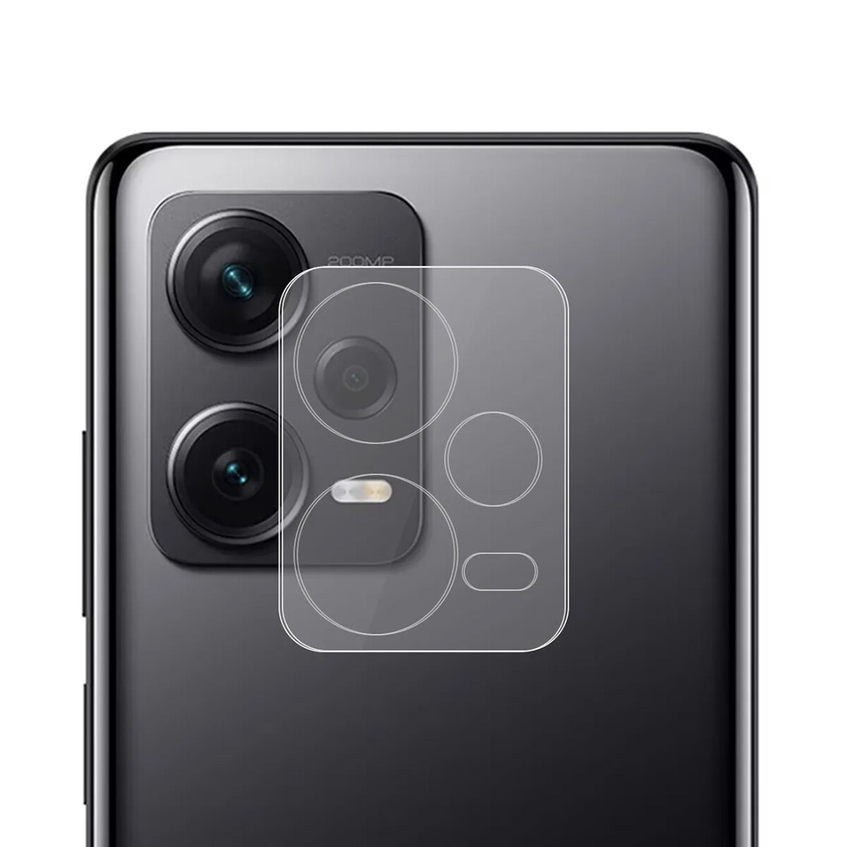 Vidrio Protector de Cámara 9H para Xiaomi Redmi Note 12 Pro - Transparente 