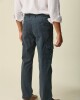 Pantalón Cargo Algodón Azul
