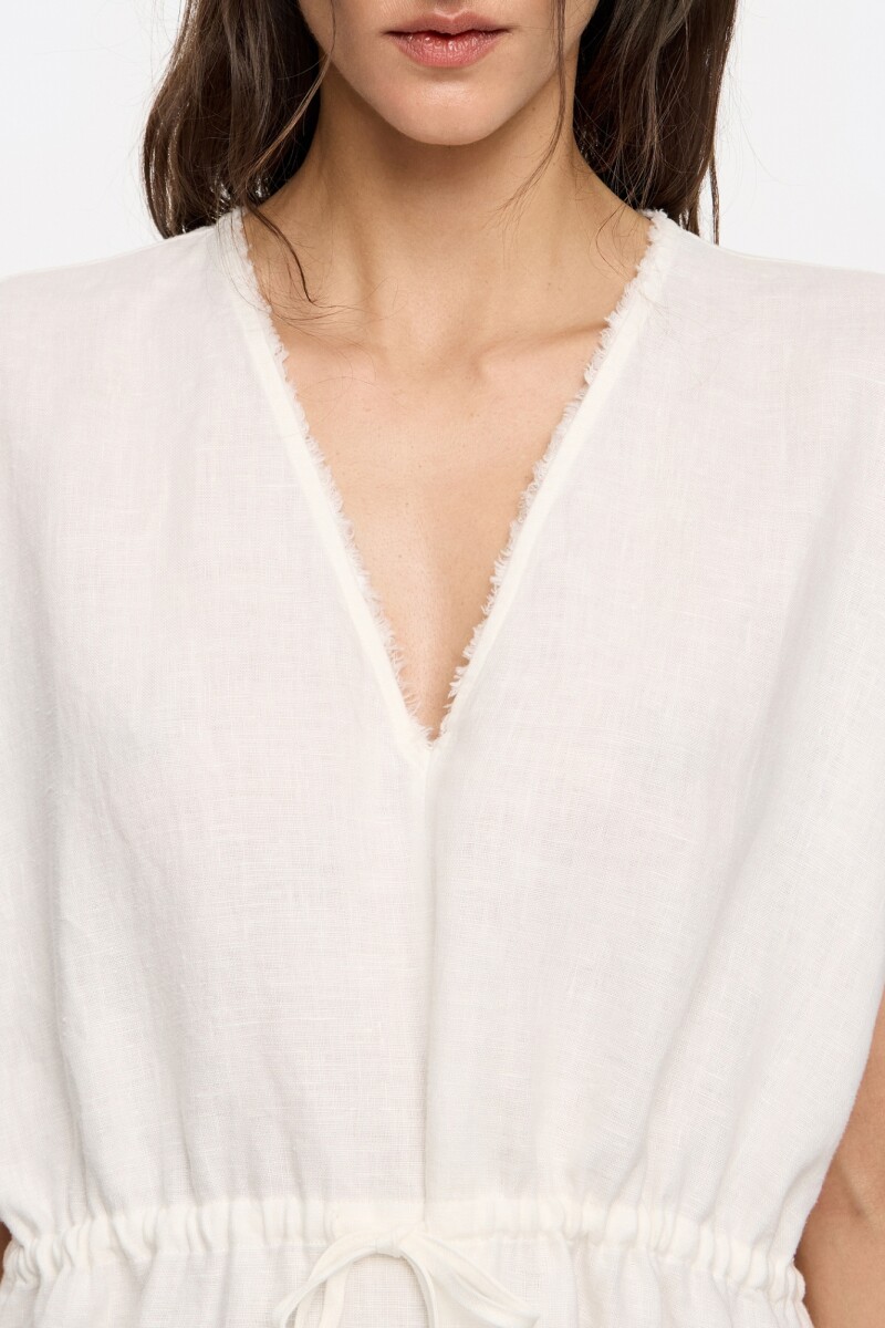 VESTIDO CORTO Marfil