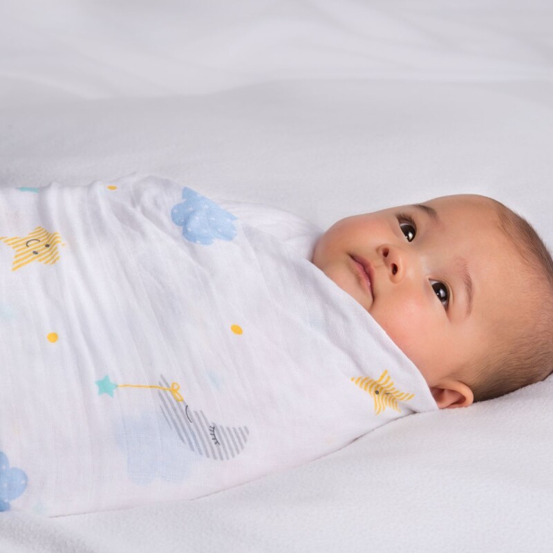 LJ42 Manta Muselina De Bambú - Dreamland 120x120