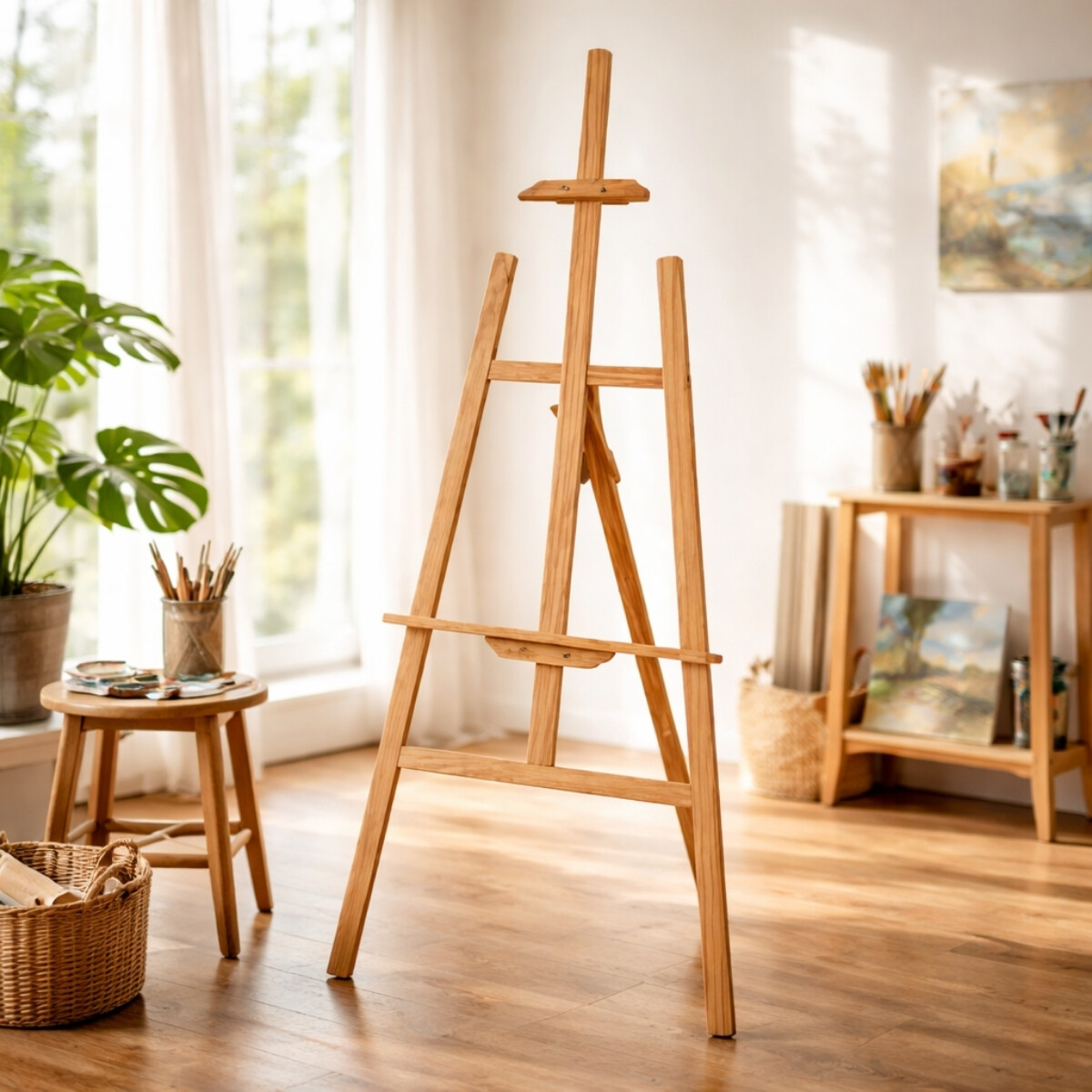 Caballete de pintura - MARRON 