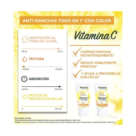 Tratamiento hidratante con color Todo en Uno Garnier Express con vitamina C- Tono Medio Tratamiento hidratante con color Todo en Uno Garnier Express con vitamina C- Tono Medio