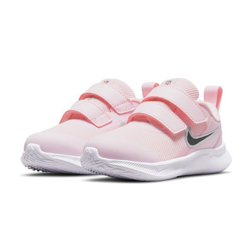 Championes Nike Star Runner 3 de Niños - DA2778-601 Rosado-blanco