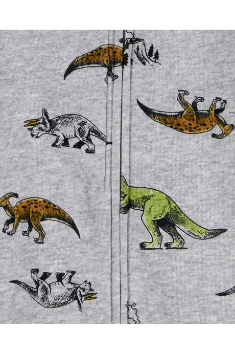 Mameluco de algodón diseño dinosaurios Sin color