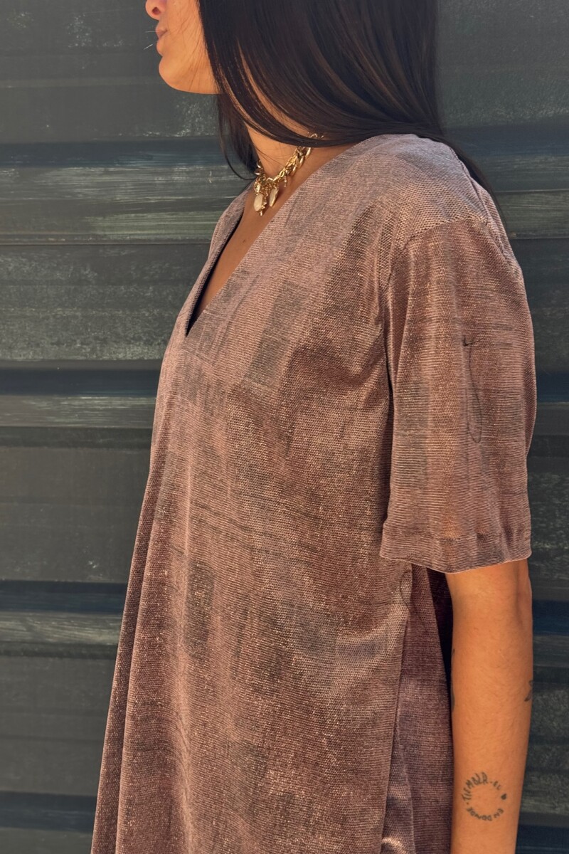 Remera Inma MARRON