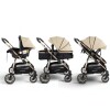 Coche de bebé Bebesit Travel System Jumbo con Baby Silla Beige