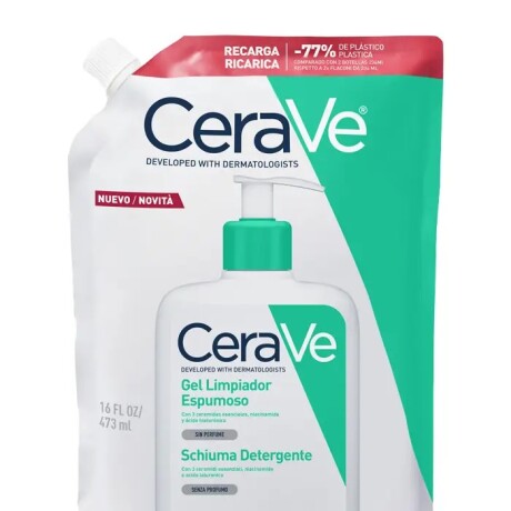 Cerave Gel Limpiador Espumoso Repuesto 473ml Cerave Gel Limpiador Espumoso Repuesto 473ml