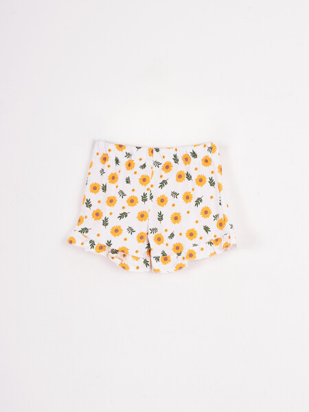 CONJUNTO BLUSA + SHORT AMARILLO