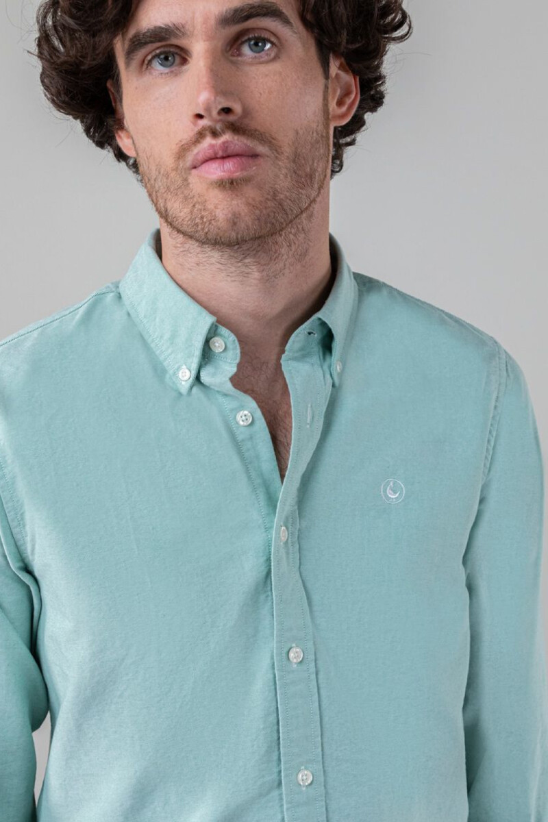 Camisa Oxford Verde