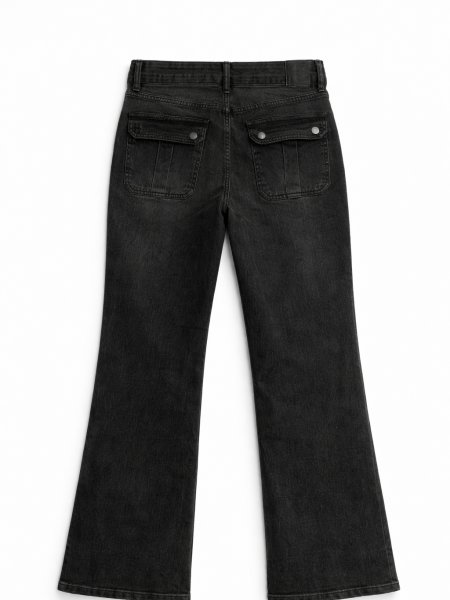 JEAN POCKET GRIS OSCURO