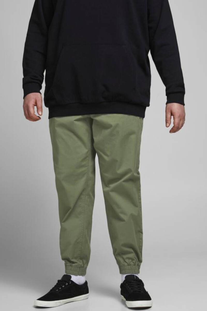 Pantalón Jogger Plus Size Deep Lichen Green