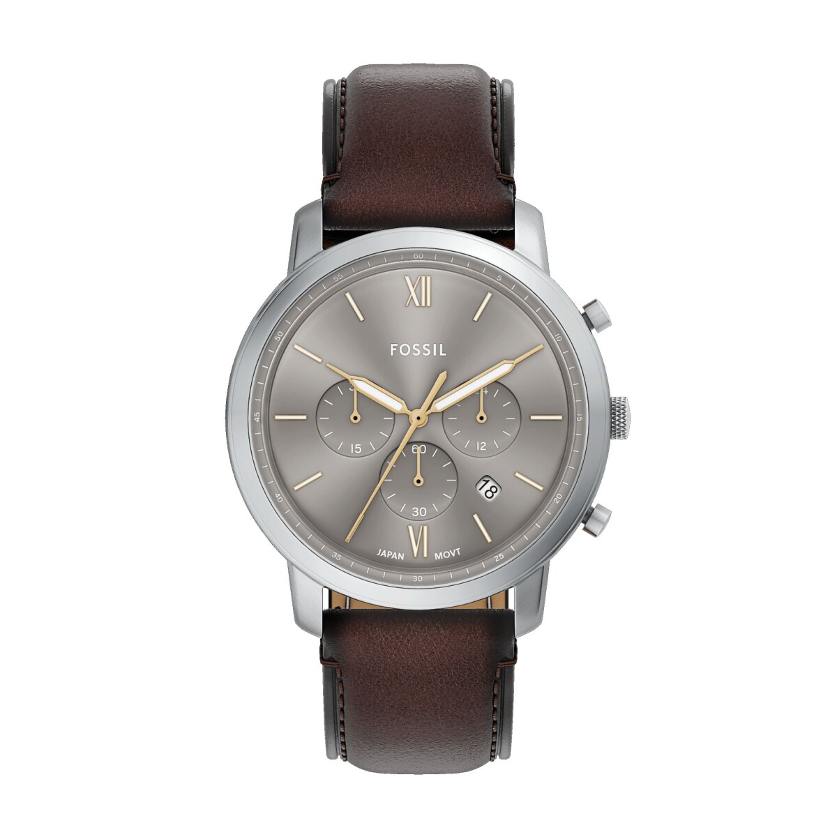 Reloj FOSSIL NEUTRA Cuero Marron Esfera 44mm 
