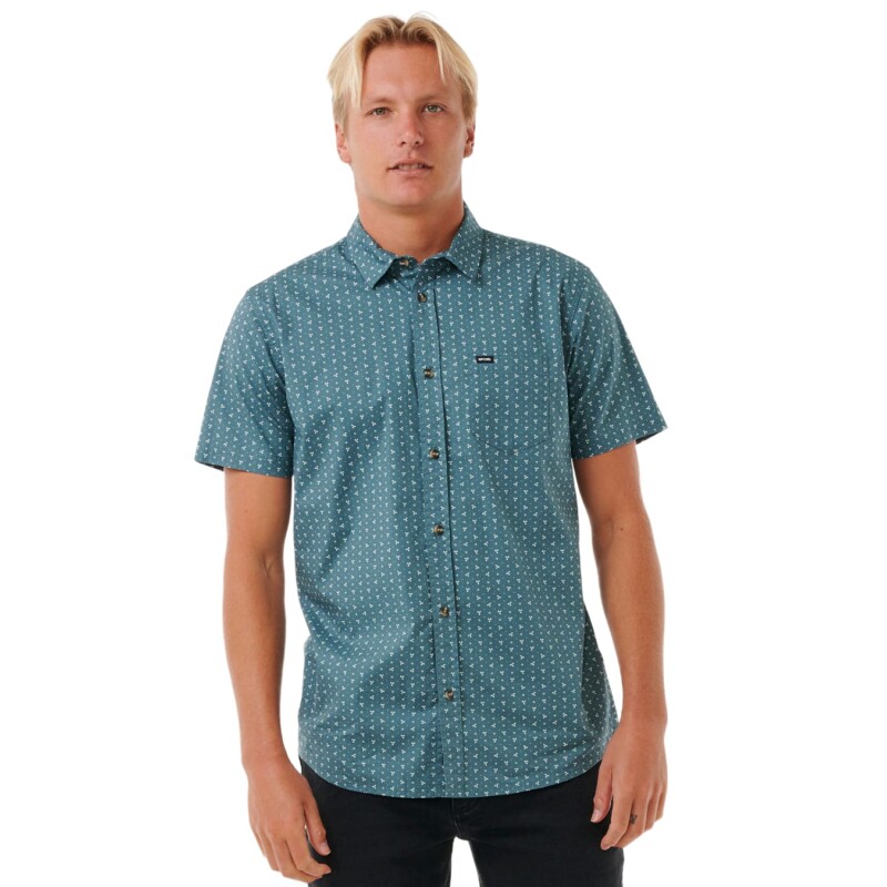 Camisa Rip Curl Micro - Verde Camisa Rip Curl Micro - Verde