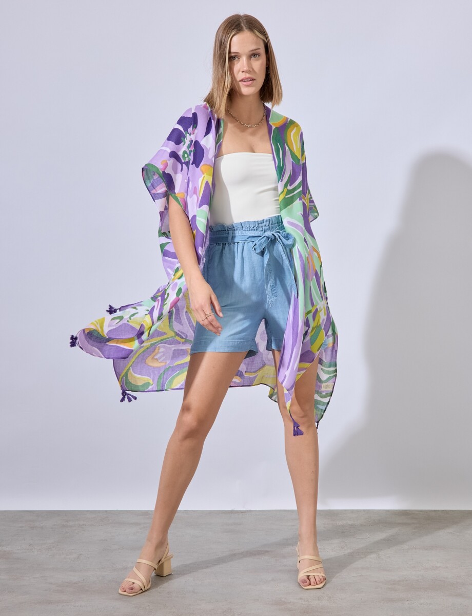 Kimono Spring - Multi/violeta 