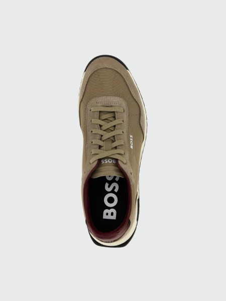 BOSS Zapatillas Zayn Lowp Sdtx Gris