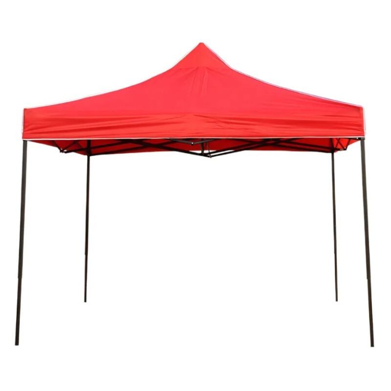 Gazebo Plegable Toldo Super Reforzado 2x2x2 Filtro Uv 15KG Rojo