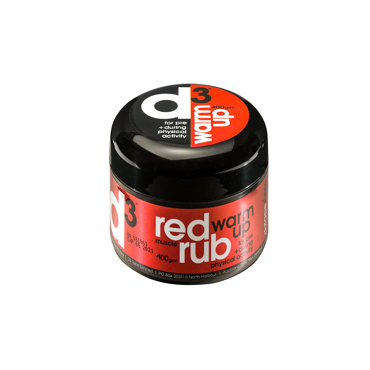 CREMA MUSCULAR DE CALENTAMIENTO RED D3 200GR 