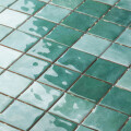 MOSAICO PARA PISCINAS NORONHA JADE MESH 7.5X7.5 CM Mosaico Para Piscinas Noronha Jade Mesh 7.5x7.5 Cm