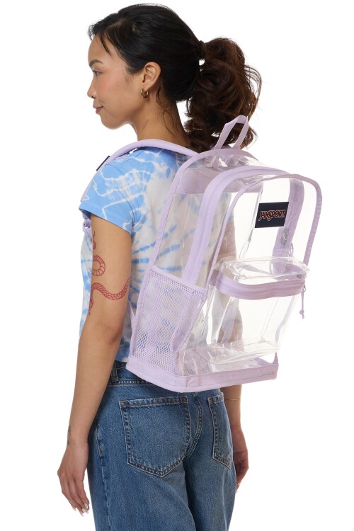 MOCHILA CLEAR PACK PASTEL LILAC