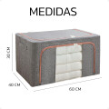 Caja Organizadora De Ropa Plegable Resistente 60x40x30 Caja Organizadora De Ropa Plegable Resistente 60x40x30