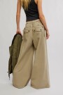 PANTALON WIDE JULIEN CHINO Natural