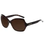 Lentes De Sol Chilli Beans Cuadrado - Mujer Gradiente Marrón/Tortuga