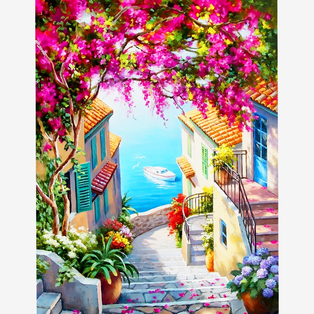KIT DIAMANTE 5D Varios Diseños Diamant Art Atrix ® - Variante Diseño Paisaje 