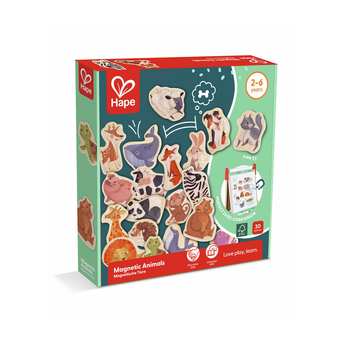 Animales Magnéticos 30 piezas Hape 