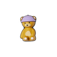 Jibbitz™ Charm Teddy Bear With Beanie Multicolor