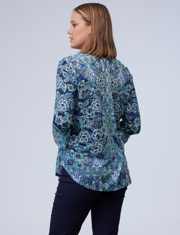 Blusa Print MULTI/VERDE