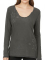 Remera Loryth Gris Oscuro