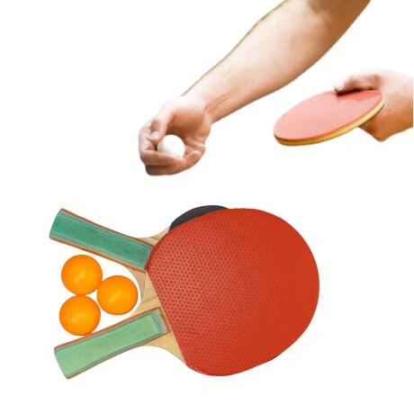 Paletas De Ping Pong 2 Paletas + 2 Pelotas