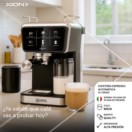 cafetera espresso "cream touch" leche automática COLOR UNICO