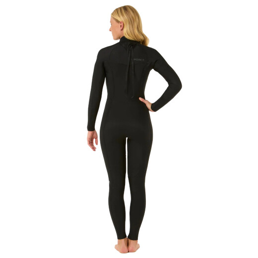 Traje Rip Curl Women's Dawn Patrol Back Zip 4/3 - Negro Traje Rip Curl Women's Dawn Patrol Back Zip 4/3 - Negro