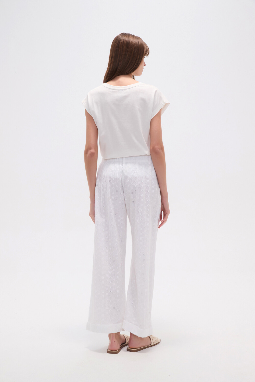Pantalon Mange Marfil / Off White