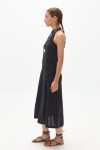 Vestido Olivia en Lino Negro