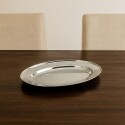 BANDEJA OVAL 35 CM CORRINA PLATA