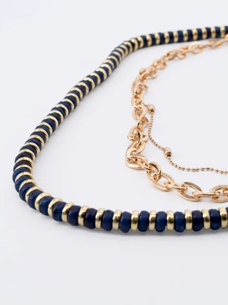 COLLAR CADENAS DORADO