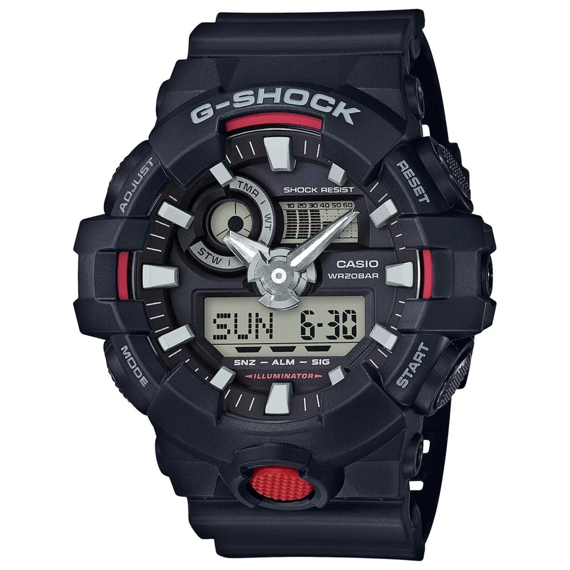 G shock rojo y negro clearance