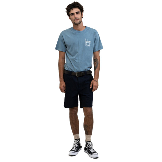 Bermuda Rhythm Slub Walkshorts Azul Bermuda Rhythm Slub Walkshorts Azul