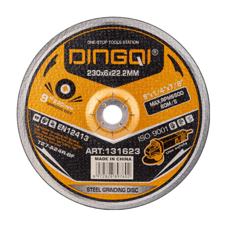 DINGQI DISCO DESBASTE METAL 230 MMx6.0x22.2 Dingqi Disco Desbaste Metal 230 Mmx6.0x22.2