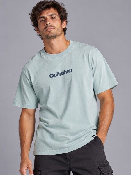 T-SHIRT QUIKSILVER 40616 M.C VERDE
