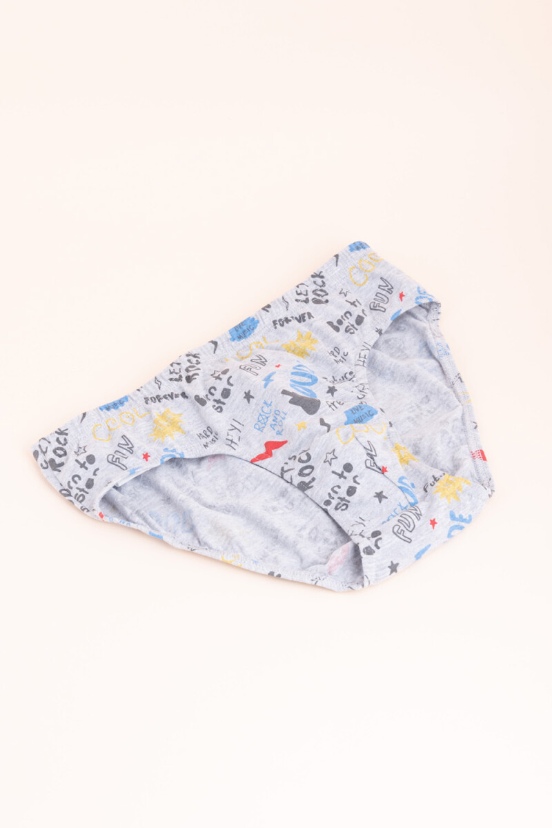 Pack x 2 slip estampa Rock